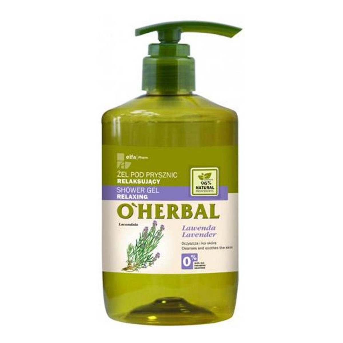 O'Herbal Shower Gel Relaxing Żel pod prysznic relaksujący z ekstraktem z lawendy 750ml