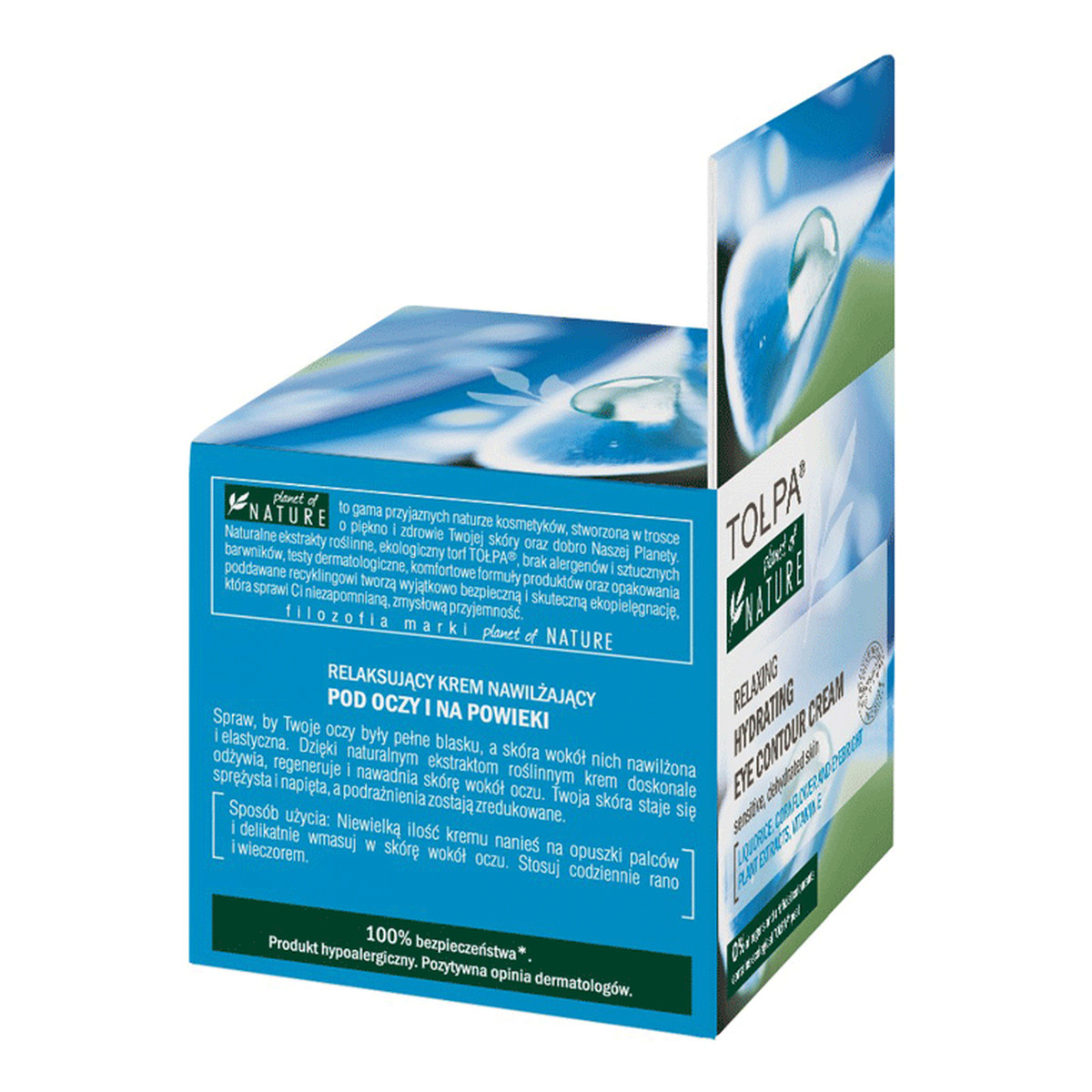 Tołpa Planet Of Nature Relaksujący Krem Nawilżający Pod Oczy i Na Powieki 15ml