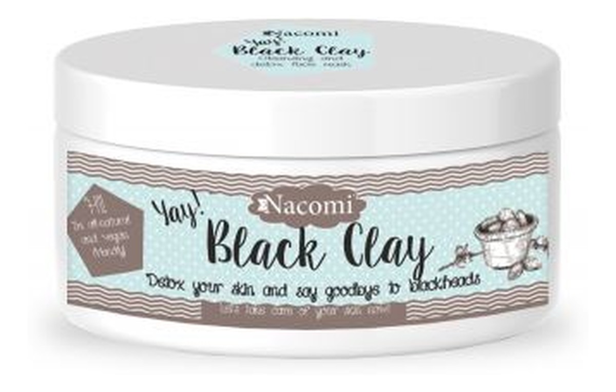 Oczyszczająco–Detoksykująca Czarna Black Clay