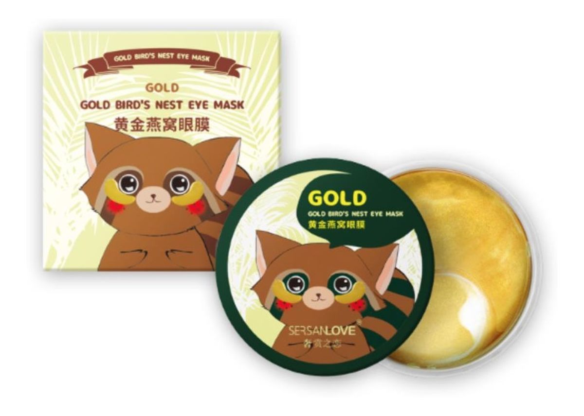 Hydrożelowe płatki pod oczy gold birds 60szt.