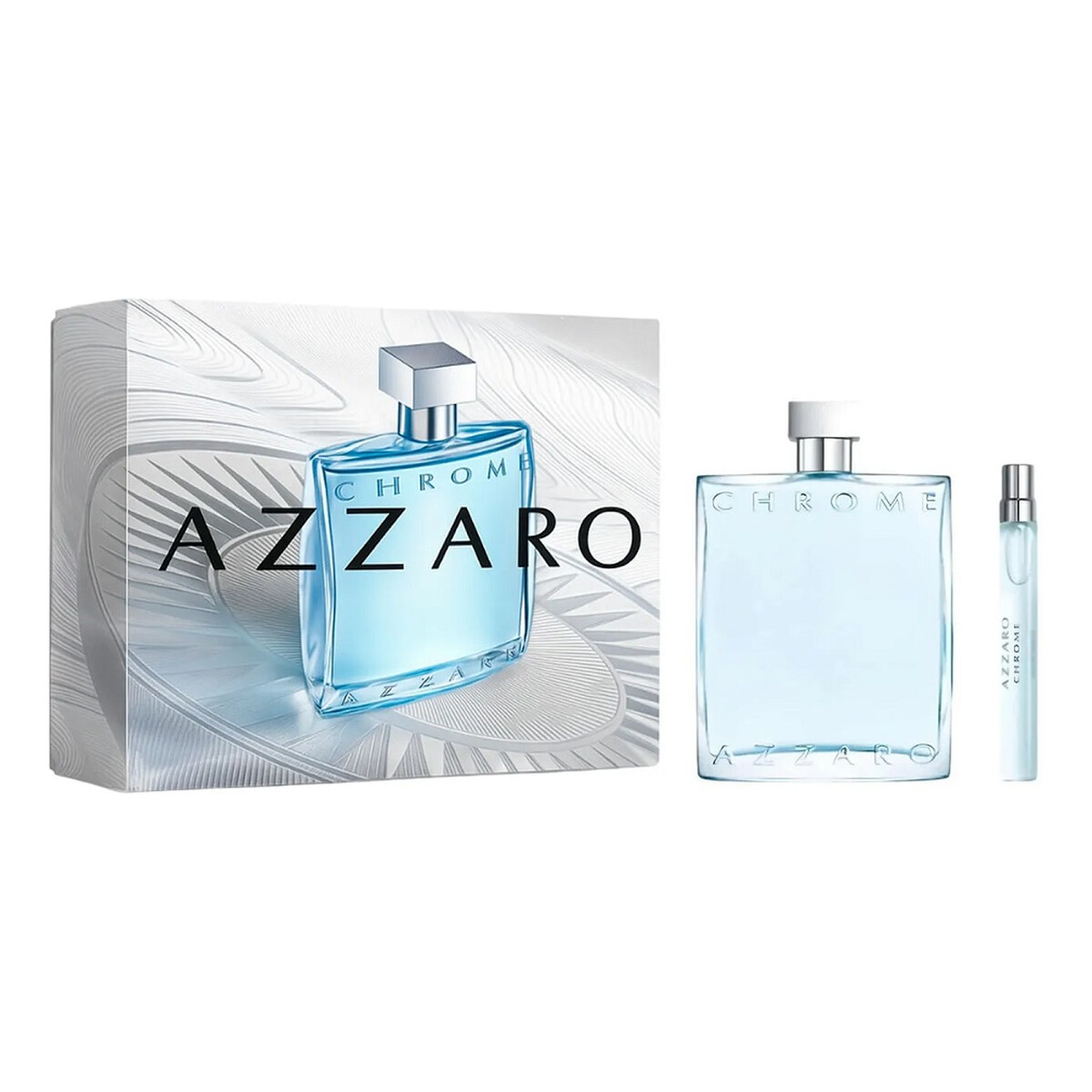 Azzaro Chrome Zestaw woda toaletowa spray 200ml + miniatura wody toaletowej spray 10ml