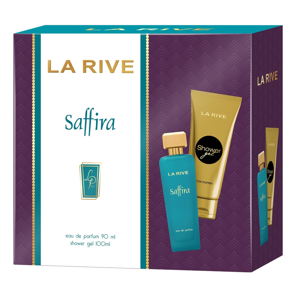 La Rive Saffira Zestaw Dla Kobiet Woda perfumowana I Żel Pod Prysznic 100ml