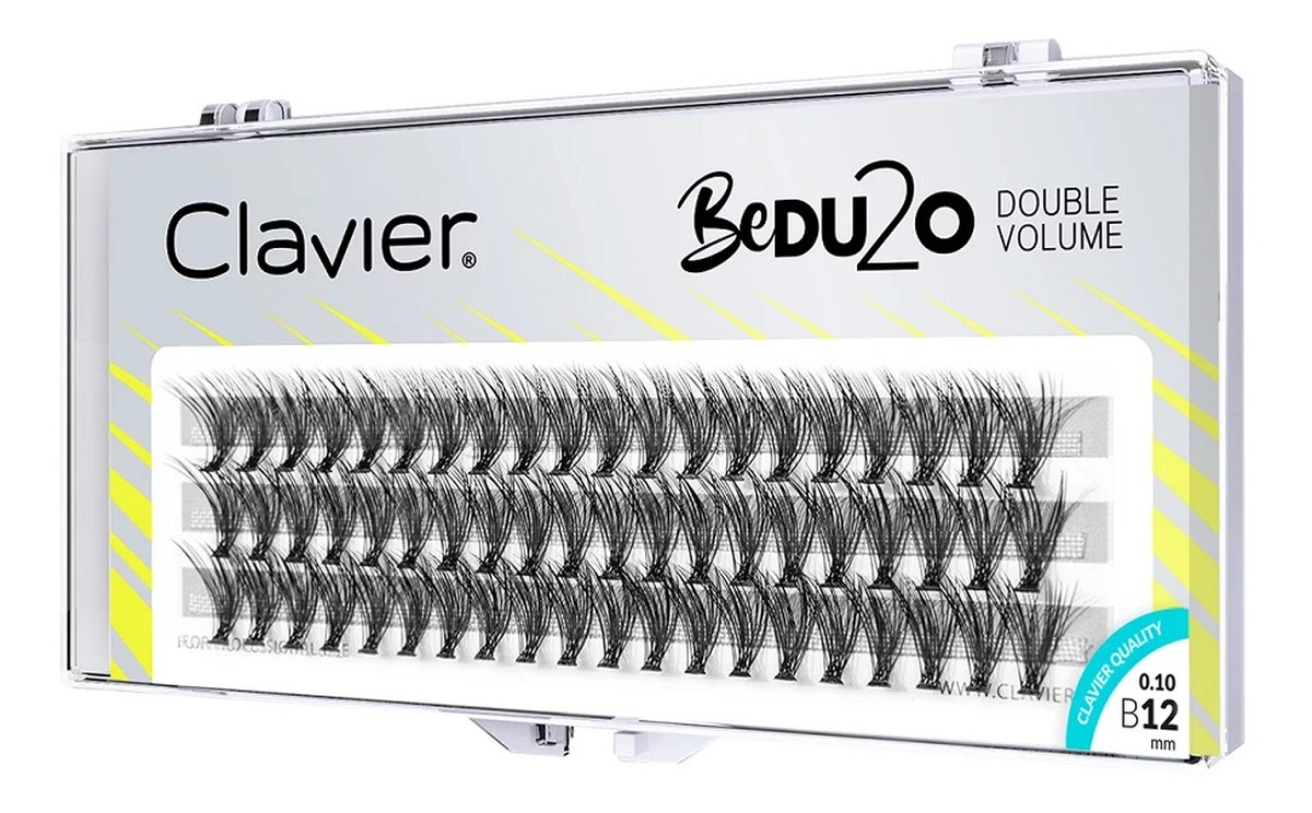 Bedu2o double volume kępki rzęs 12mm