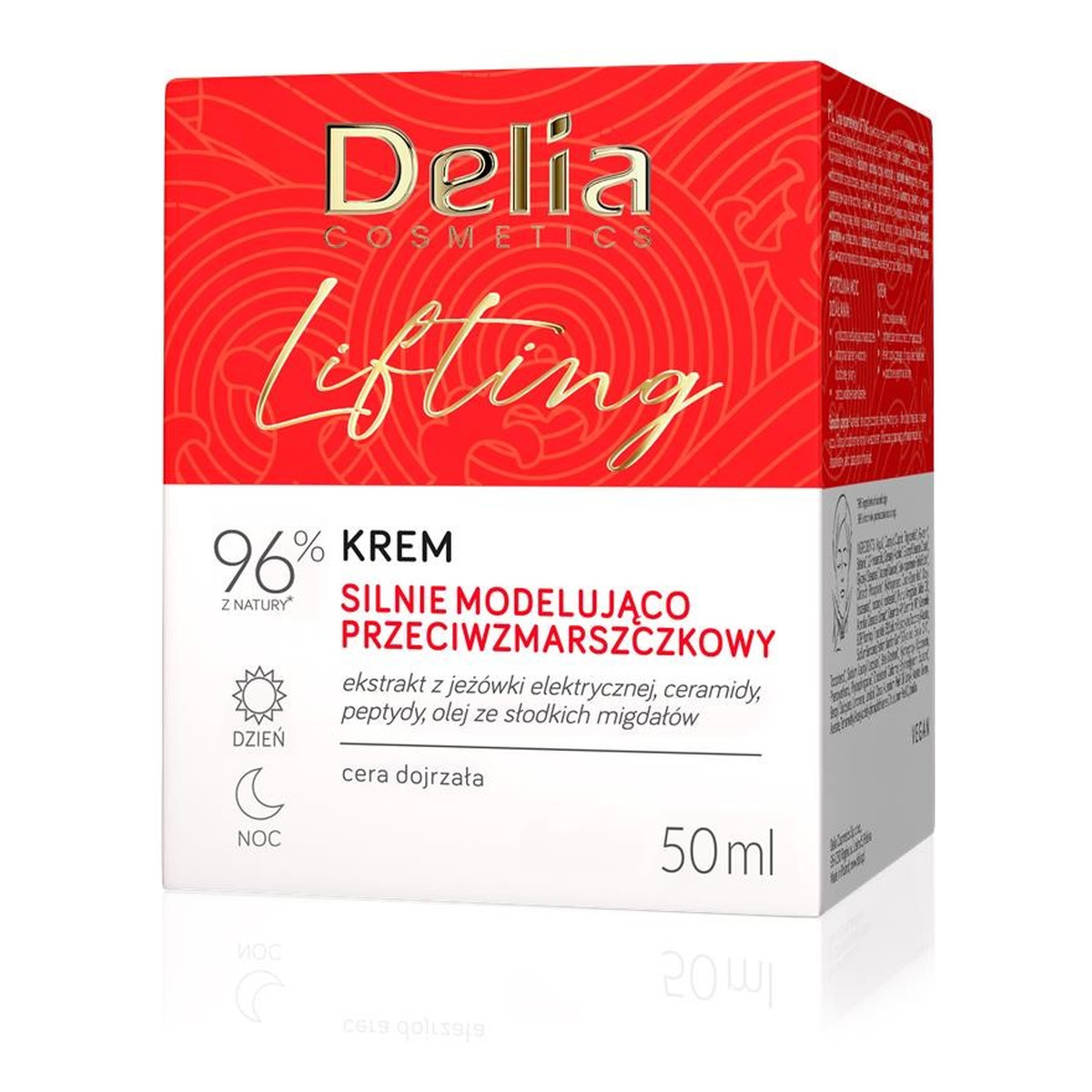 Delia Lifting Modelująco-przeciwzmarszczkowy krem na dzień i na noc 50ml