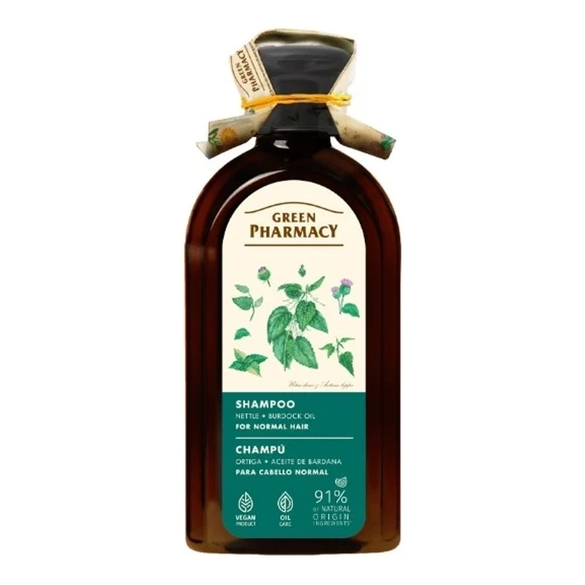 Green Pharmacy Szampon Pokrzywowo-Łopianowy do Włosów Normalnych 350ml