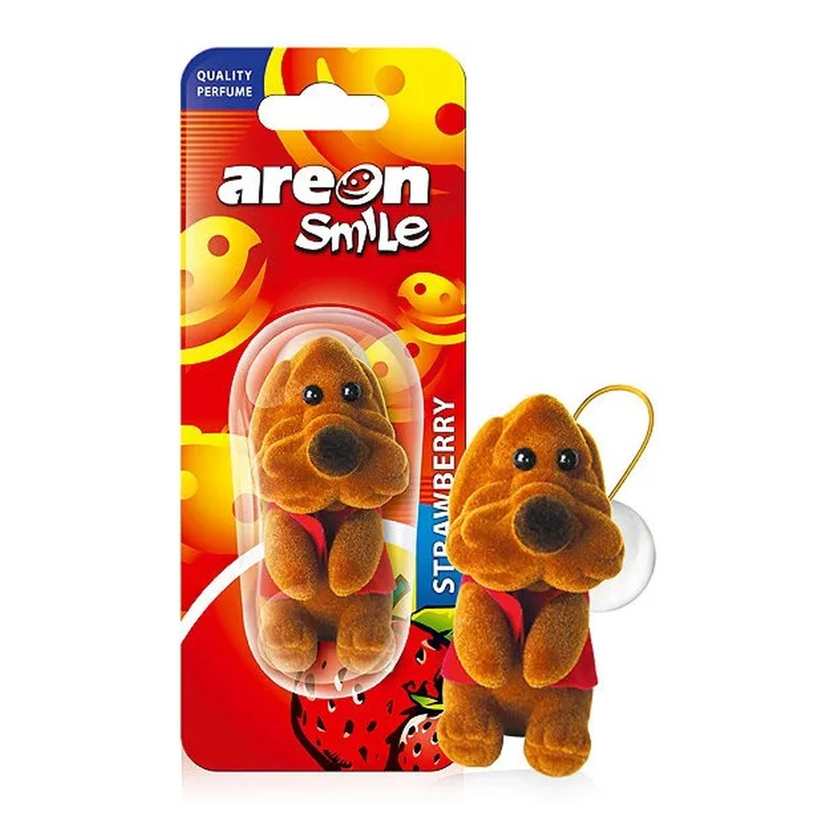 Areon Smile toy odświeżacz do samochodu strawberry