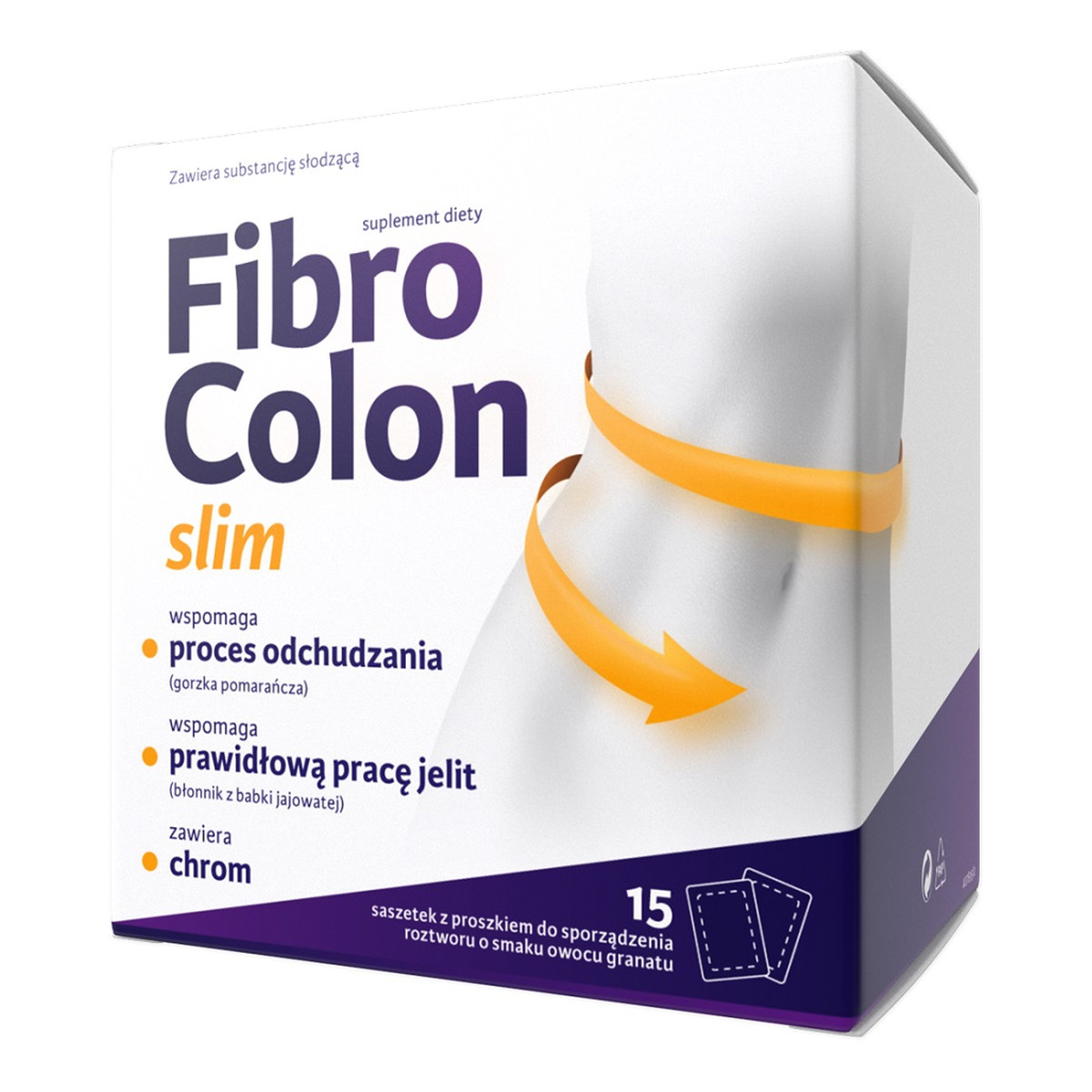 FibroColon Slim suplement diety 15 saszetek