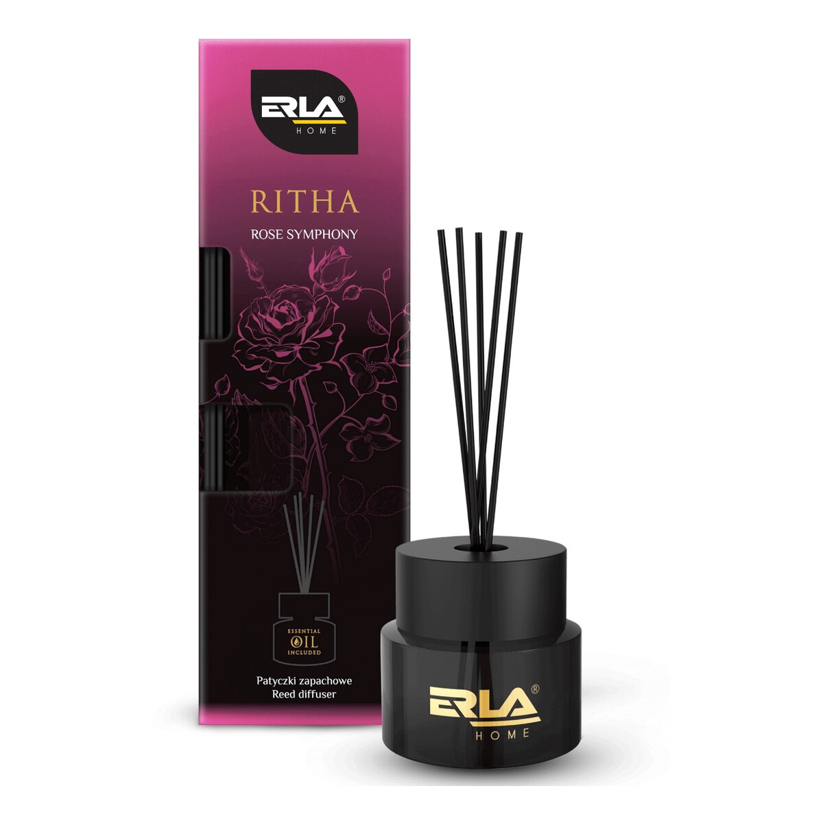 Erla Home Ritha patyczki zapachowe Rose symphony 100ml