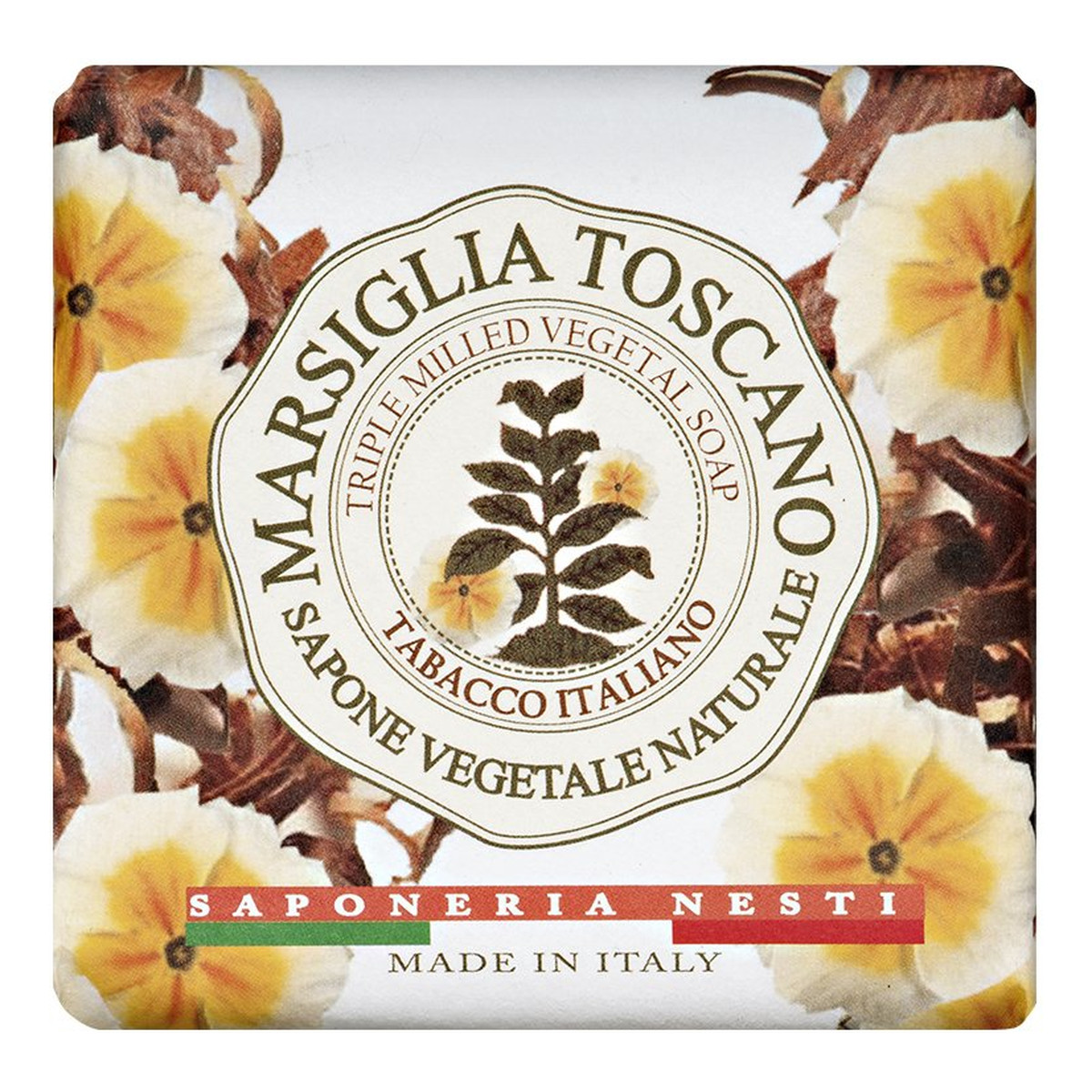 Nesti Dante Marsiglia Toscano Tabacco Italiano naturalne Mydło toaletowe 200g