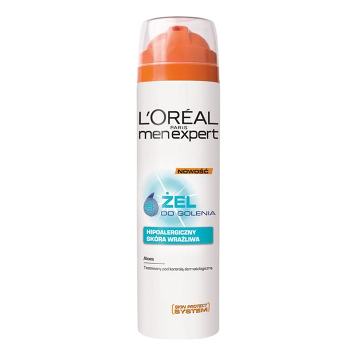 L'Oreal Paris Men Expert Hipoalergiczny Żel Do Golenia Dla Mężczyzn Skóra wrażliwa 200ml
