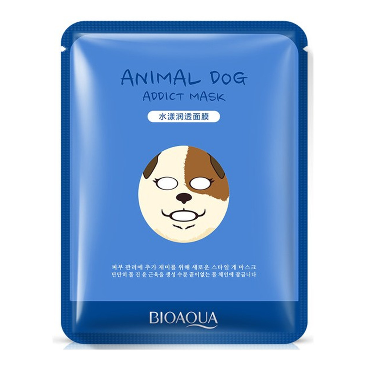 Bioaqua Animal Dog Addict Mask Nawilżająca Maska w Płacie Z Wizerunkiem Psa 30g