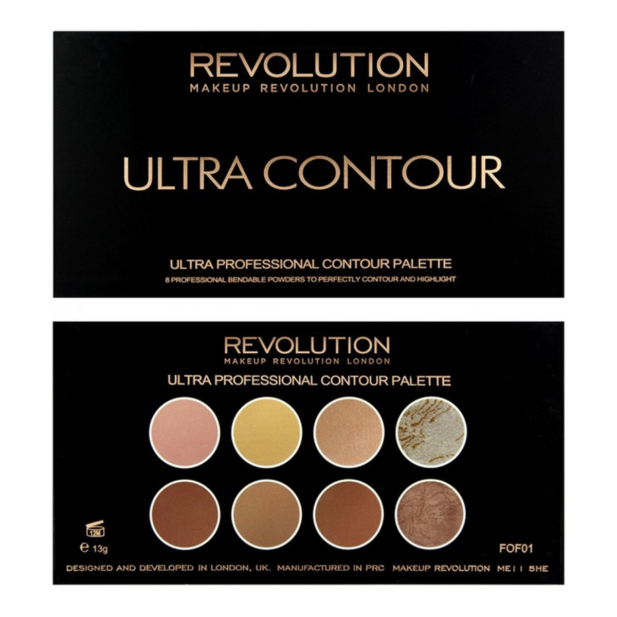 Makeup Revolution Ultra Contour Palette Paleta Do Konturowania 13g