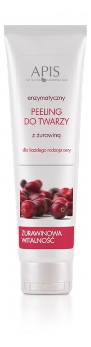 Enzymatyczny Peeling Do Twarzy z Żurawiną