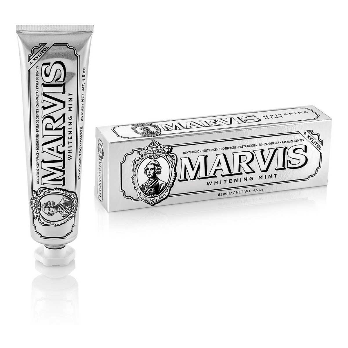 Marvis Fluoride toothpaste wybielająca pasta do zębów z fluorem whitening mint 85ml