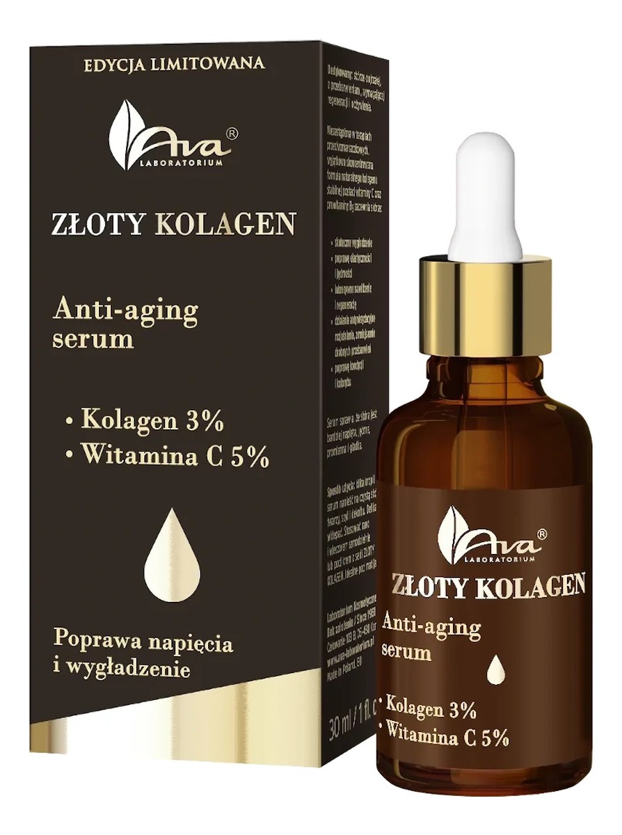 Złoty kolagen serum anti-aging