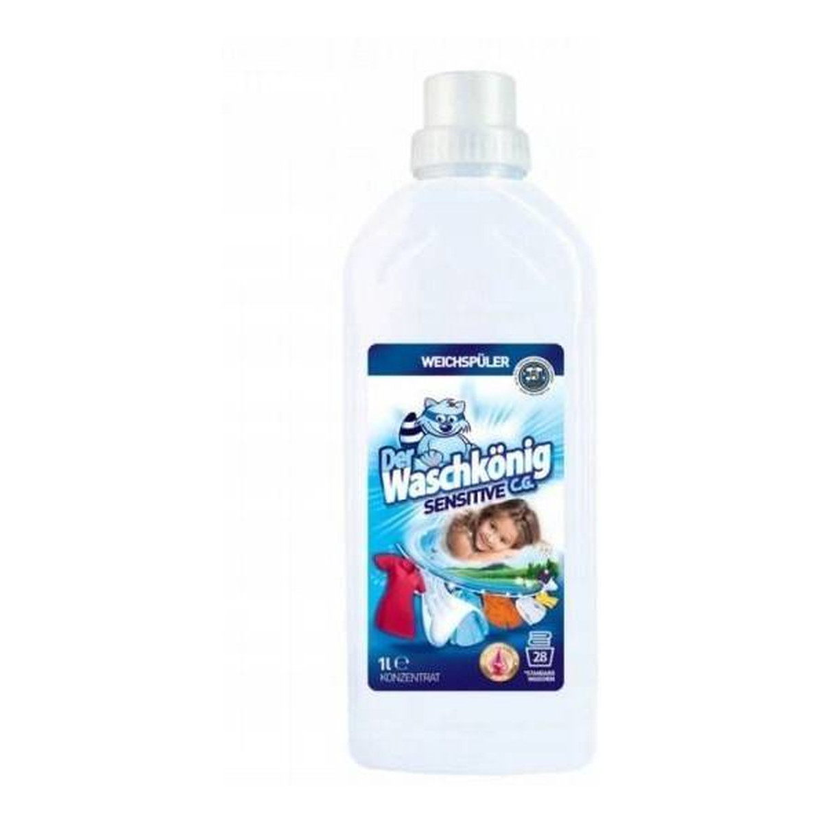 Der Waschkönig Płyn do płukania SENSITIVE do 28 prań 1000ml