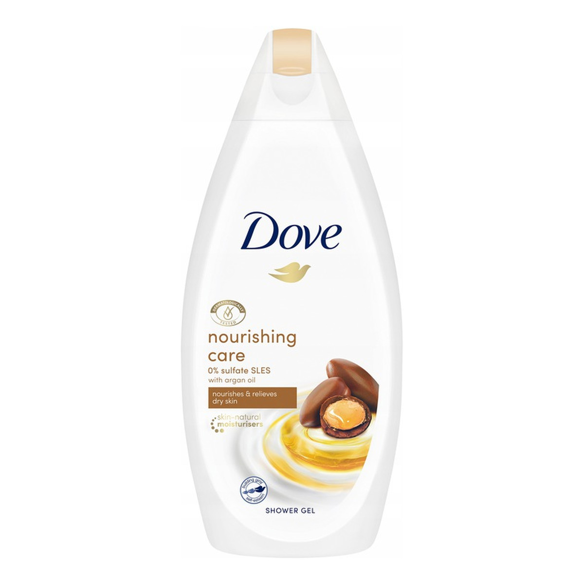 Dove Nourishing Care & Oil Nutrium Moisture Żel Pod Prysznic Odżywcza Pielęgnacja Z Marokańskim Olejkiem Arganowym 500ml