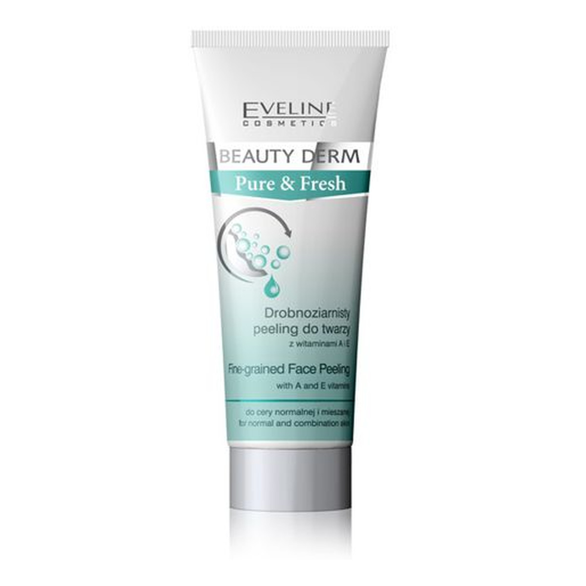 Eveline Beauty Derm Pure & Fresh Peeling Drobnoziarnisty Do Twarzy 75ml