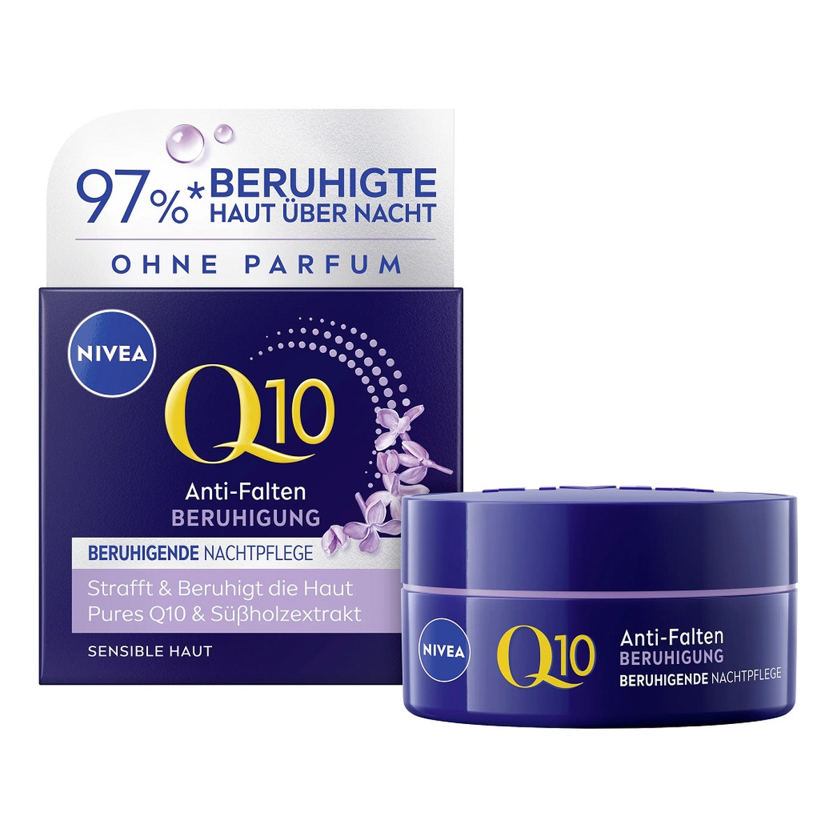 Nivea Q10 Ukojenie przeciwzmarszczkowy łagodzący Krem na noc 50ml