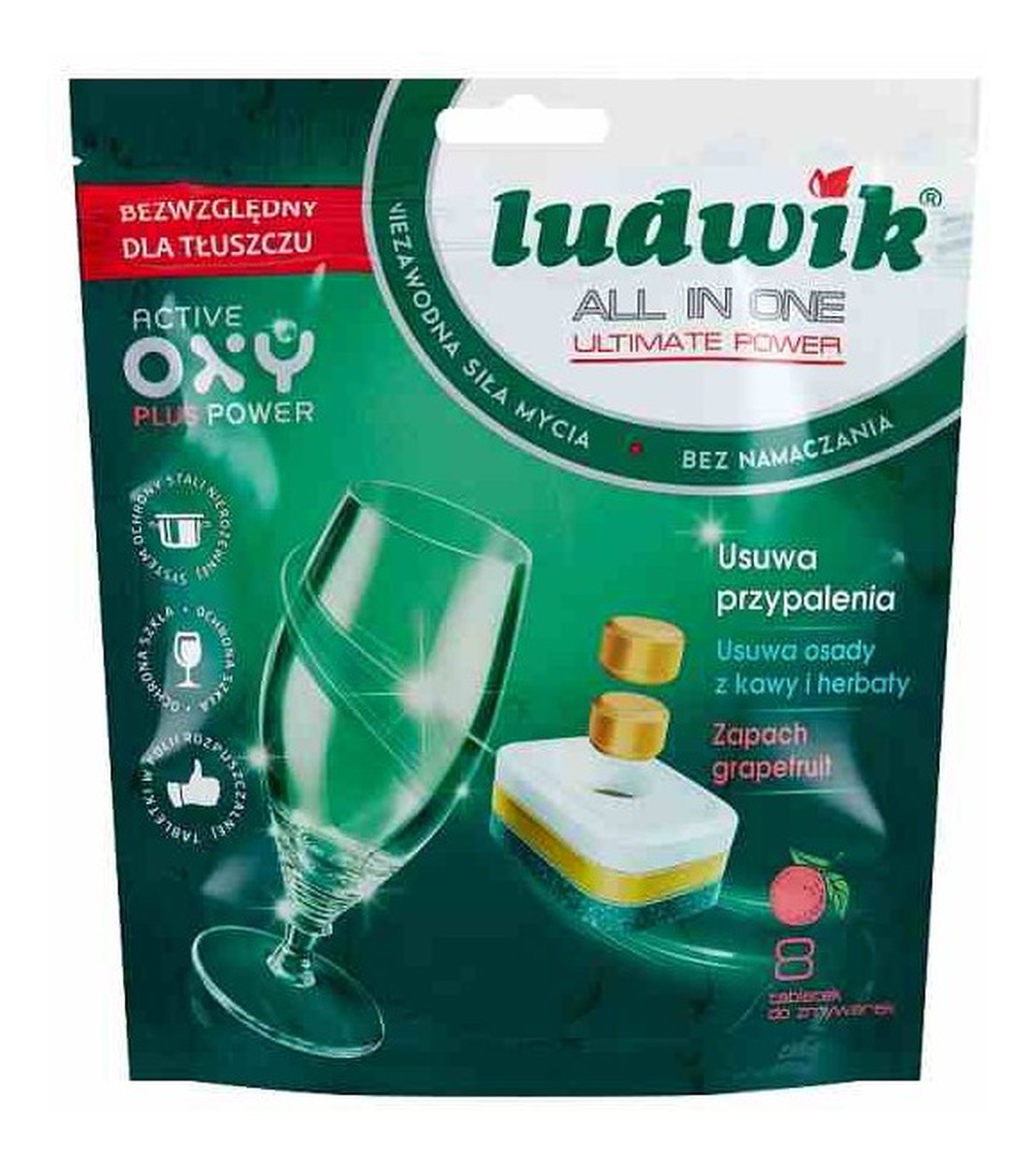 Tabletki do zmywarki Graperfuit 8 szt.