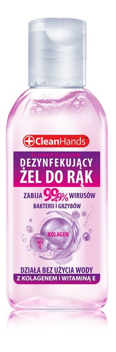 Żel dezynfekujący do rąk-z kolagenem i witaminą e