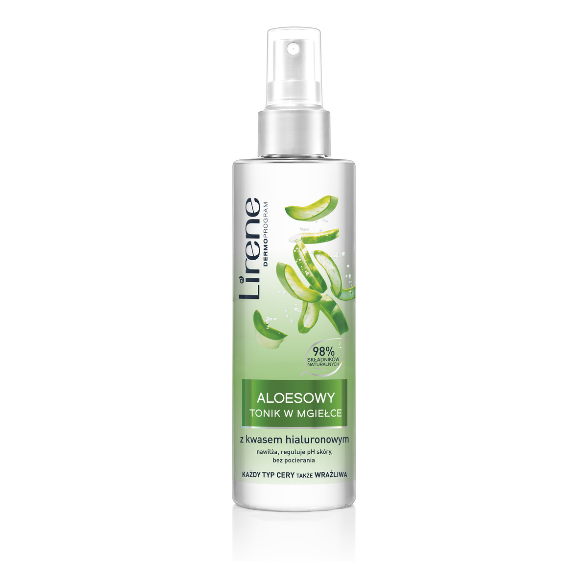 Lirene ALOESOWY TONIK W MGIEŁCE Z KWASEM HIALURONOWYM 200ml