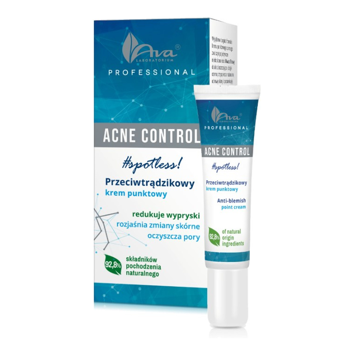 Ava Laboratorium Acne Control Professional Przeciwtrądzikowy krem punktowy 15ml