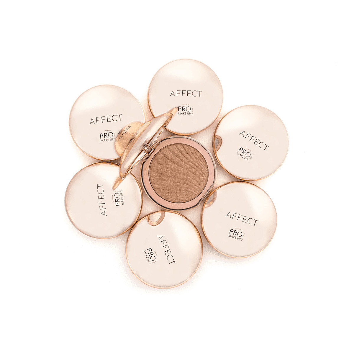 Affect Pro Make Up prasowany rozświetlacz do twarzy Shimmer 9g