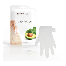 Nourishing Hand Cream Mask intensywnie nawilżająco-odżywcza maska do dłoni w formie rękawiczek Awokado