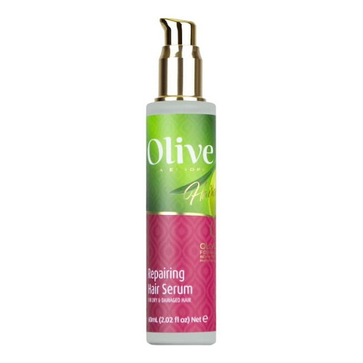 Frulatte Olive repairing hair serum regenerujące serum do włosów z organiczną oliwą z oliwek 60ml