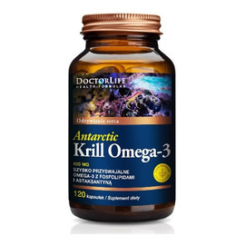 Antarctic krill omega-3 szybko przyswajalne omega-3 z fosfolipidami i astaksantyną suplement diety 120 kapsułek