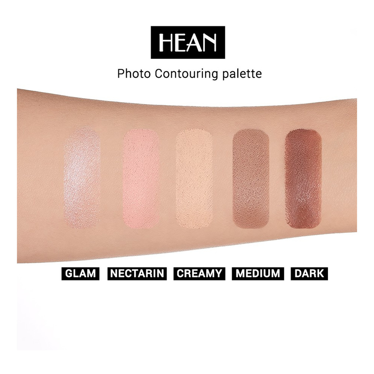Hean Photo Contouring Creme Kremowa Paleta do Konturowania 6g