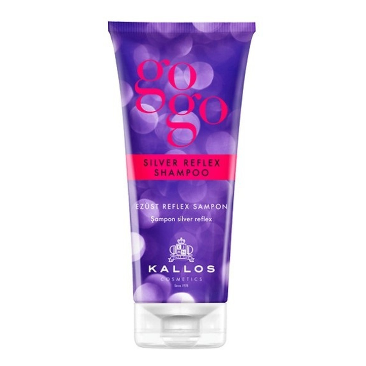Kallos Gogo silver reflex shampoo odświeżający kolor szampon do włosów 200ml