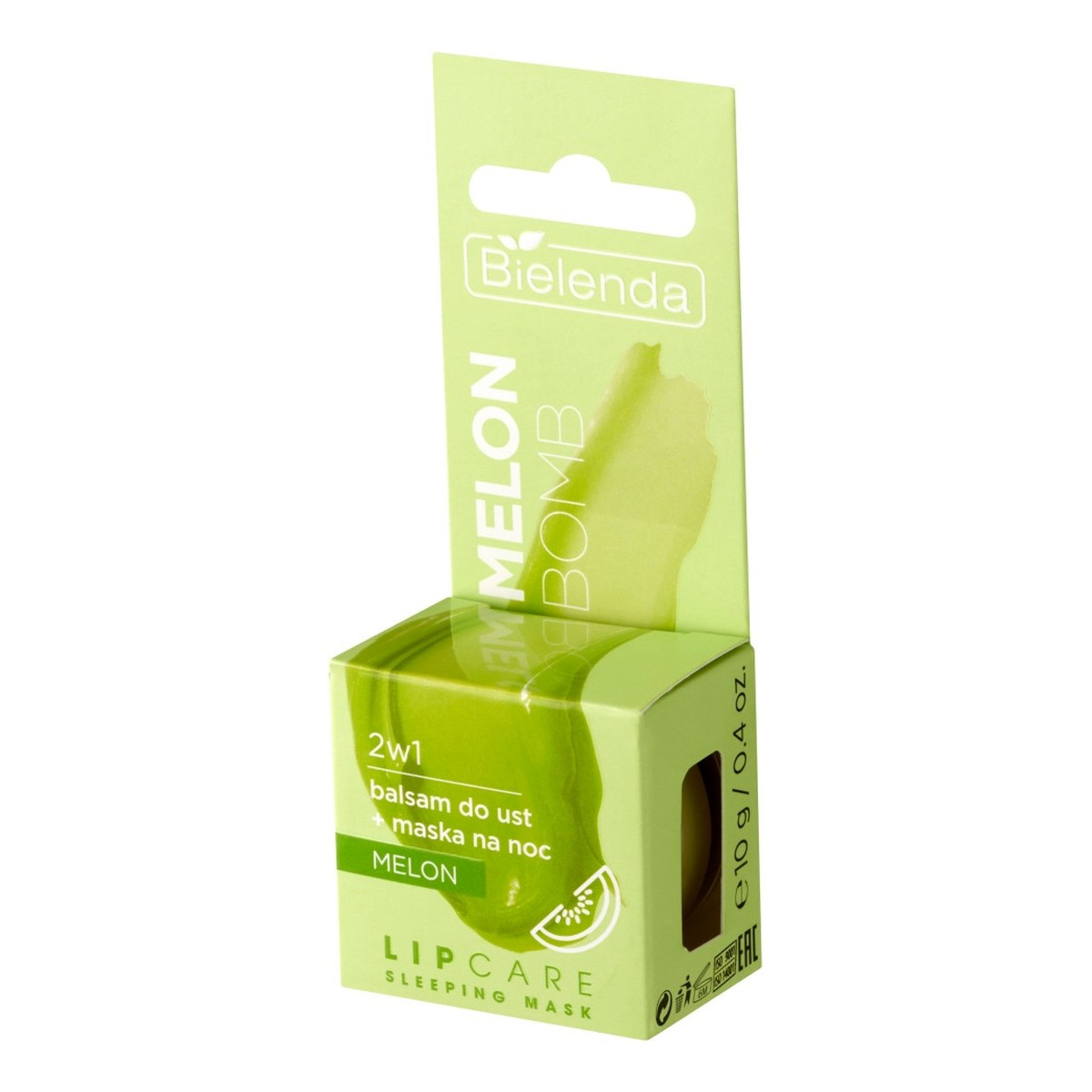 Bielenda Lip care Balsam do ust + maska na noc 2w1 melon bomb 10g