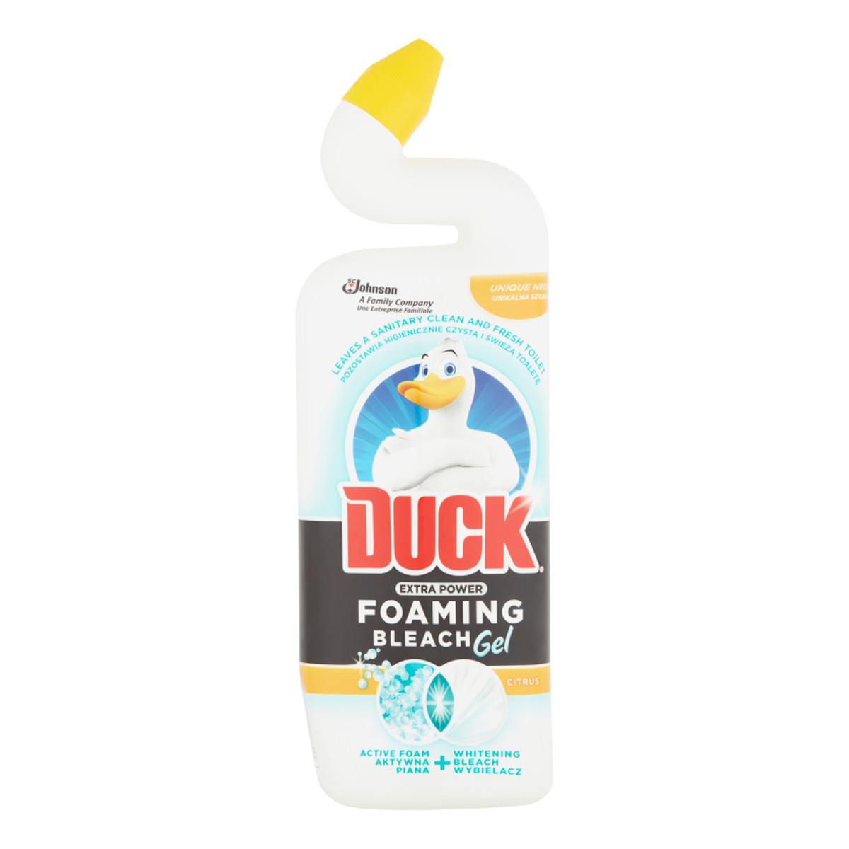Duck Extra Power Citrus Żel do czyszczenia i wybielania toalet 750ml