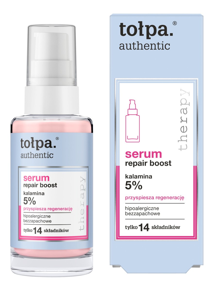 Authentic serum do twarzy repair boost-przyspiesza regenerację (5% kalamina)