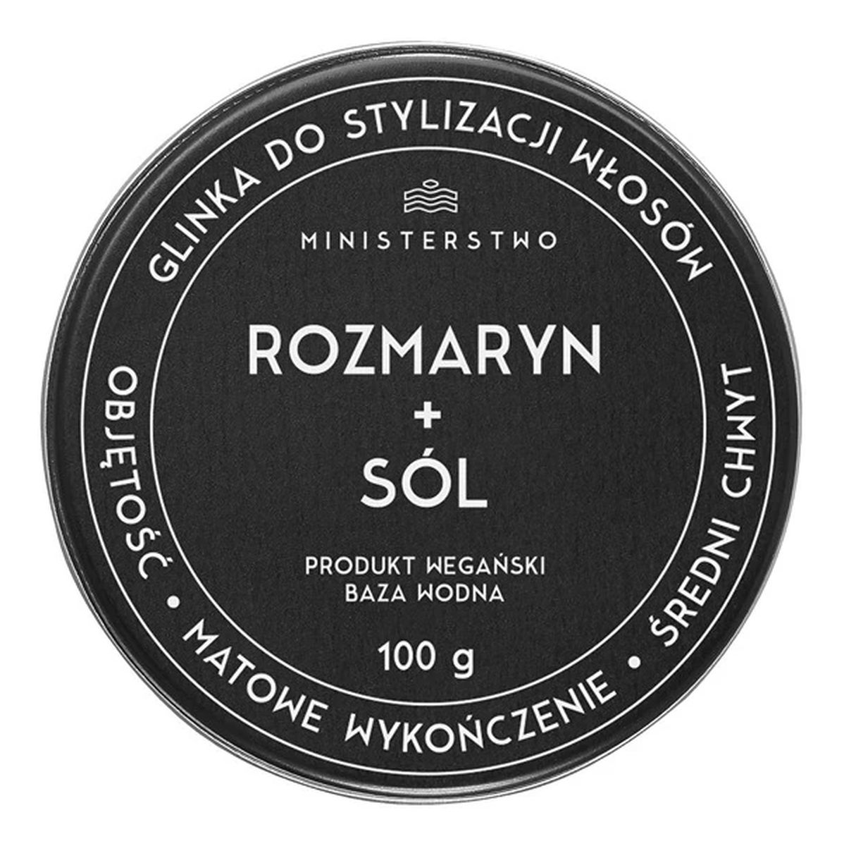 Glinka Do Stylizacji Włosów Rozmaryn+Sól