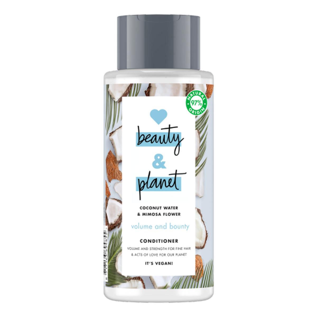 Love Beauty and Planet Coconut Water & Mimosa Flower Volume And Bounty Conditioner odżywka do włosów nadająca objętość 400ml