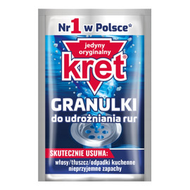 Granulki do udrożniania rur