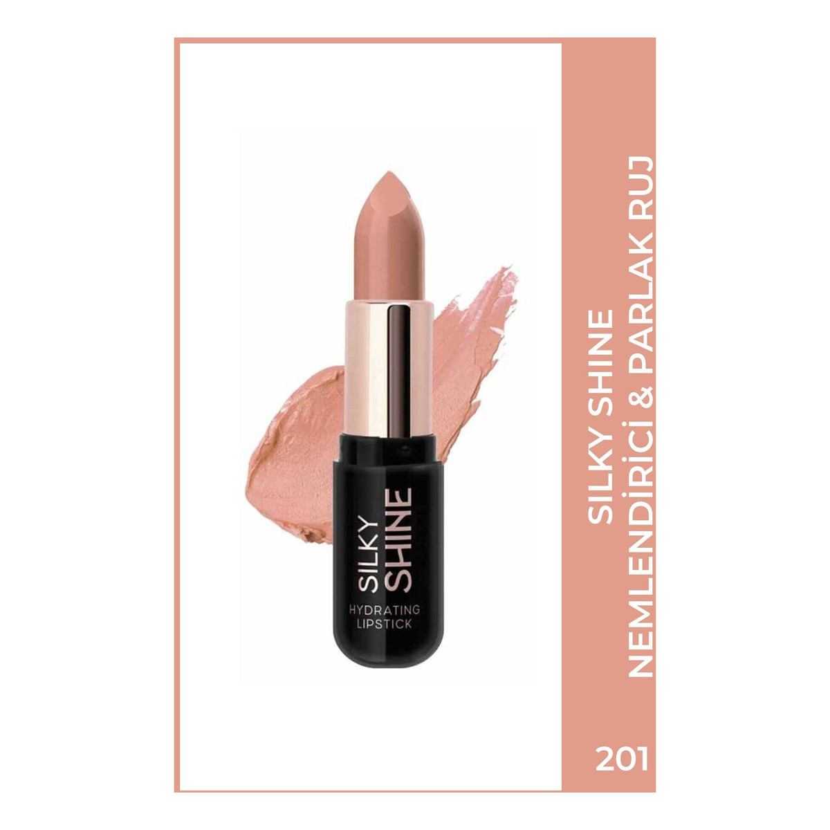 Golden Rose Silky Shine Hydrating Lipstick Nawilżająca pomadka do ust 4.2g