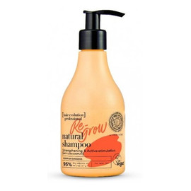 Naturalny, wegański szampon do włosów osłabionych i wypadających RE-GROW wzmocnienie i aktywna stymulacja wzrostu