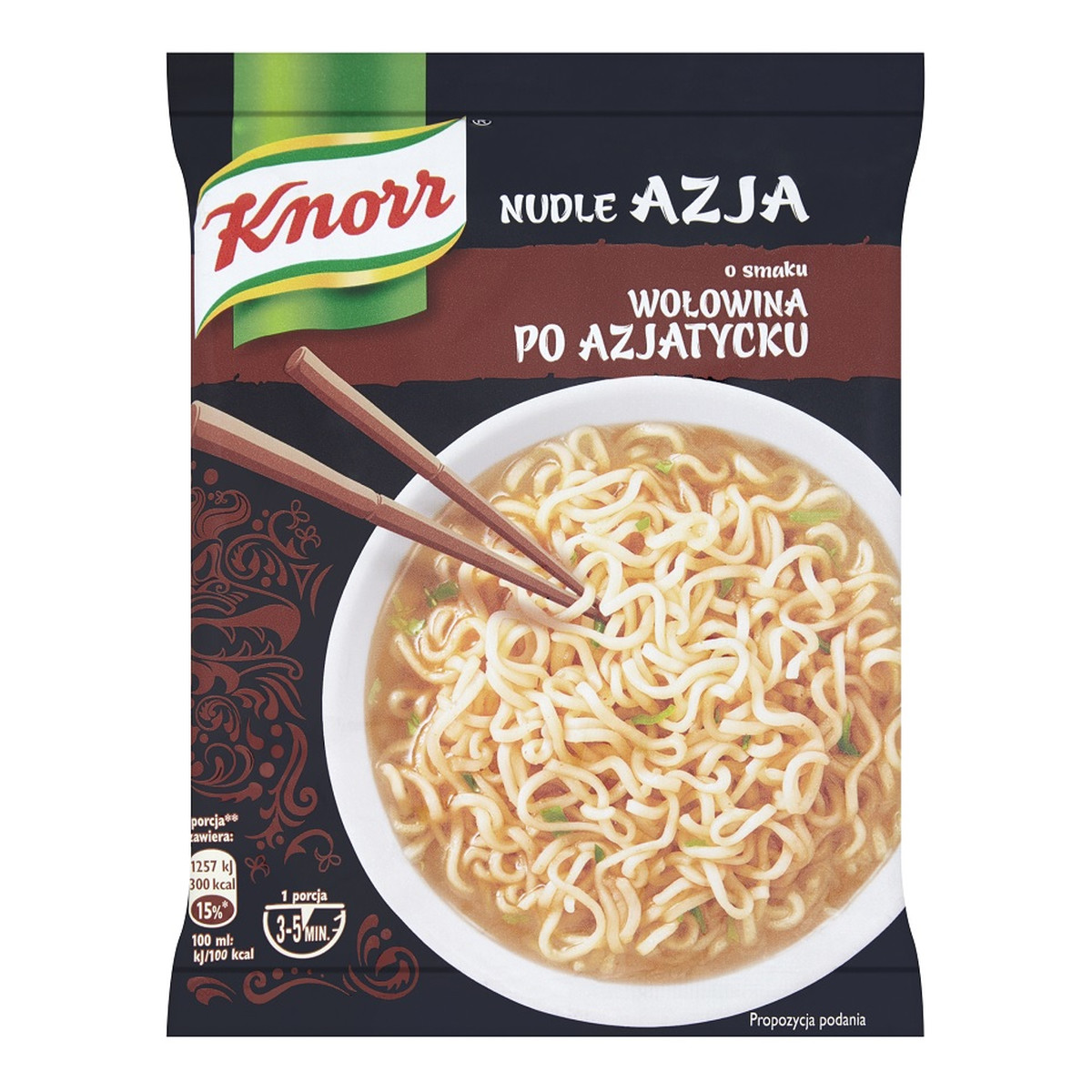 Knorr Nudle Azja zupa instant o smaku wołowina po azjatycku 68g