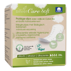 Silvercare soft ultracienkie wkładki higieniczne o anatomicznym kształcie 24szt.