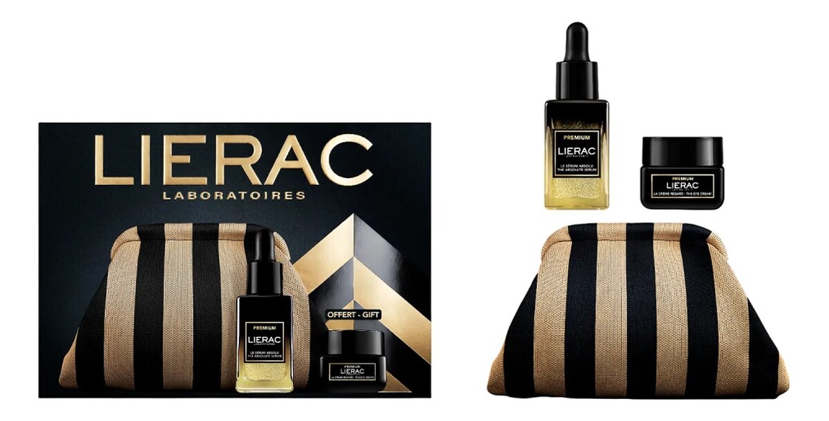 Zestaw serum przeciwstarzeniowe 30ml + przeciwstarzeniowy krem pod oczy 20ml + kosmetyczka