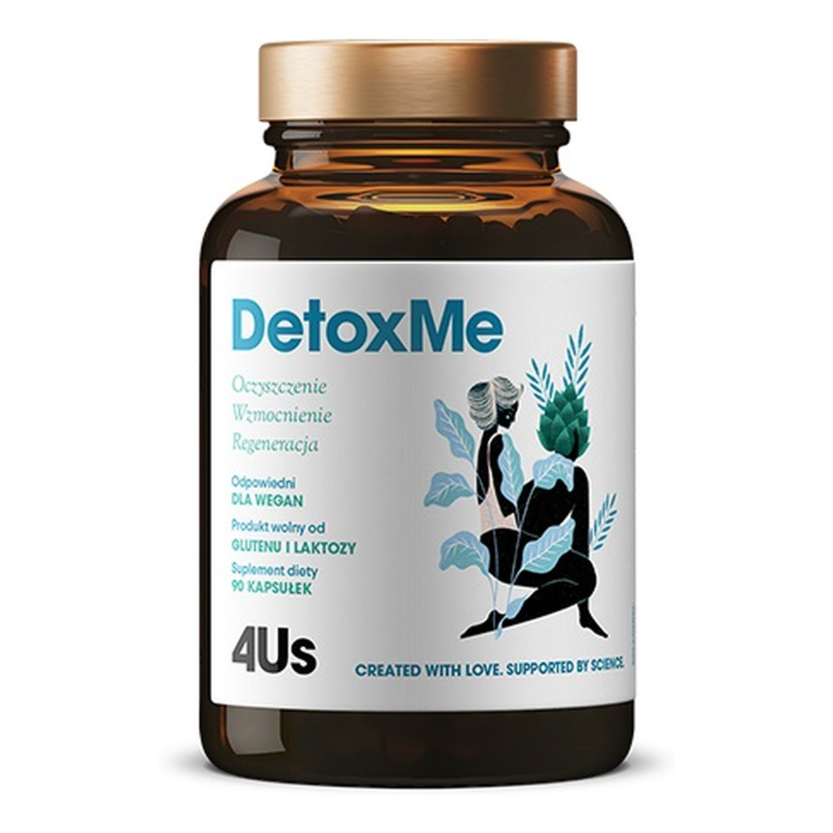 HealthLabs 4us detoxme oczyszczenie wzmocnienie i regeneracja suplement diety 90 kapsułek