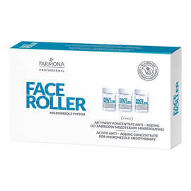 Face roller aktywny koncentrat anti-ageing do zabiegów mezoterapii mikroigłowej 5x5ml