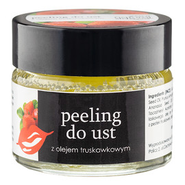 Peeling do ust z olejem truskawkowym