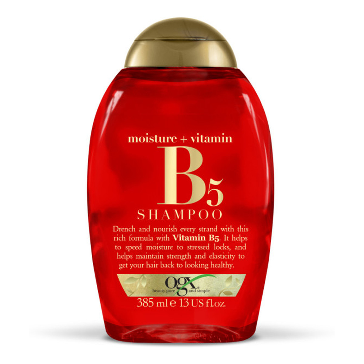 Organix Moisture + Vitamin B szampon przyspieszający wzrost włosów 385ml