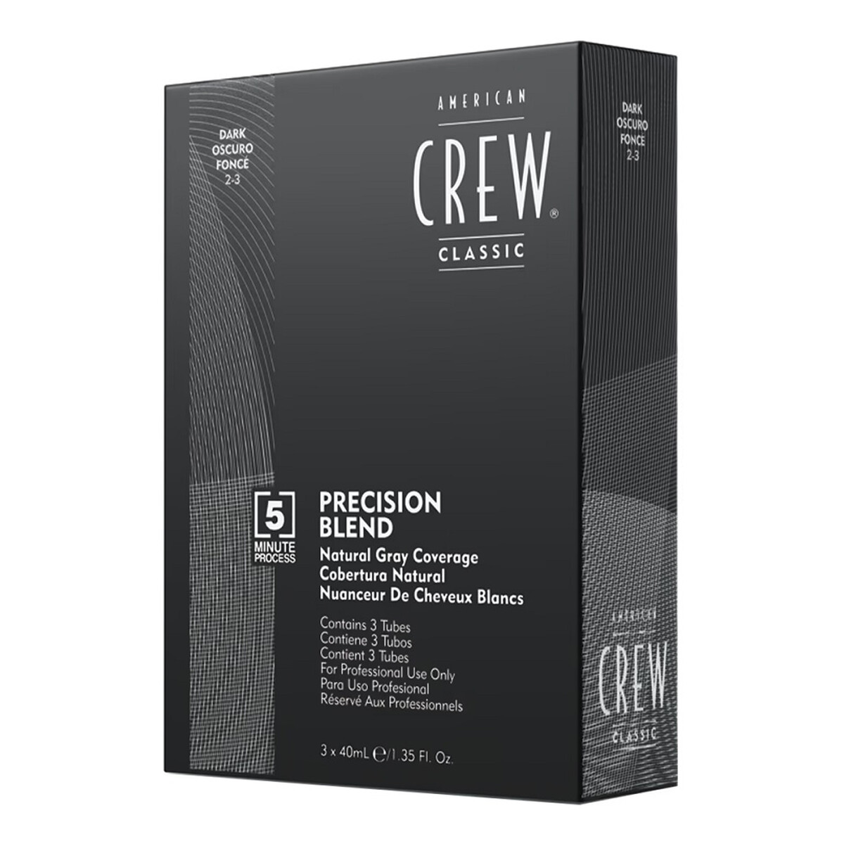 American Crew Precision blend odsiwiacz do włosów 2-3 dark 3x40ml 120ml