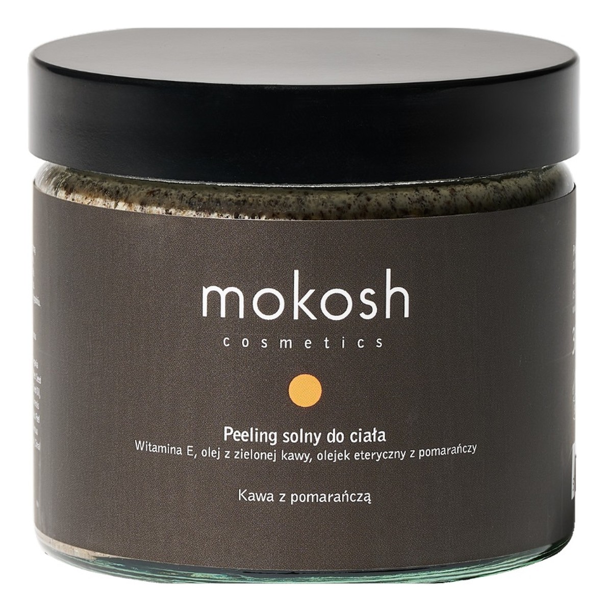 Peeling solny do ciała kawa z pomarańczą